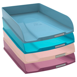 SET 4 VASCHETTE PORTACORRISPONDENZA COLORI ASSORTITI SKANDI EXACOMPTA COD. 111606SETD