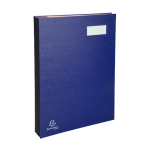 LIBRO FIRMA 20 PAGINE BLU 24X35CM 57022E EXACOMPTA COD. 57022E