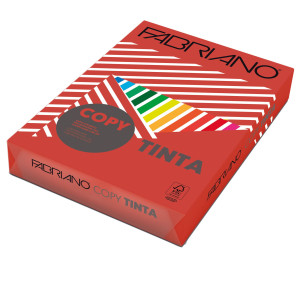 CARTA COPY TINTA A3 160GR 125FG COL.FORTI ROSSO FABRIANO COD. 74516042