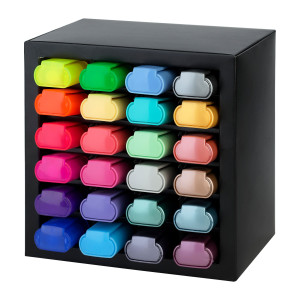 DESKSET 24 EVIDENZIATORI TEXTLINER 46 IN COLORI ASSORTITI FABER CASTELL COD. 254602
