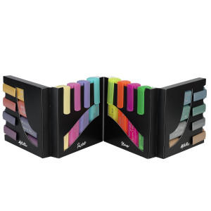 SET DA SCRIVANIA 16 TEXTLINER 46 COLORI ASSORTITI FABER CASTELL COD. 254603