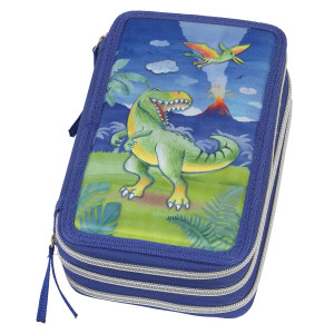 ASTUCCIO 3 ZIP DINOSAUR EDITION FABER CASTELL COD. 573041