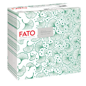 50 TOVAGLIOLI 40X40CM LINEA TABLEWEAR BILOBA VERDE FORESTA FATO COD. 88453800