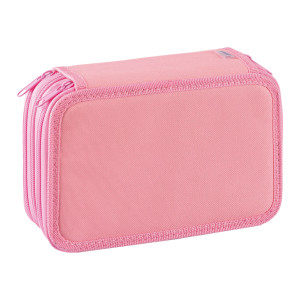 ASTUCCIO 3 ZIP NEON  PASTEL 13X20X7,5CM COLORI ASSORTITI FAVORIT COD. 400182110