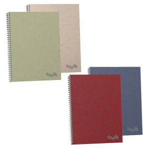 QUADERNO CRUSH SPIRALATO A4 60FG 80GR 5MM COLORI ASSORTITI FAVINI COD. A2958C4