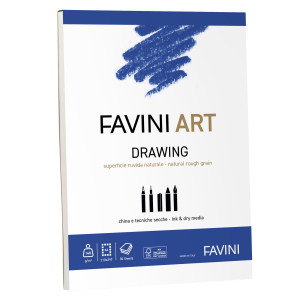BLOCCO COLLATO DRAWING FAVINI ART 30FG 140GR A4 COD. A420394