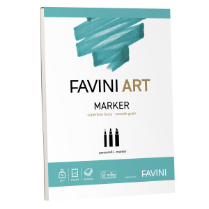 BLOCCO COLLATO MARKER FAVINI ART 50FG 70GR A4 COD. A420594