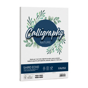 CARTA CALLIGRAPHY NATURE SHIRO ECO A4 50FG 120GR GESSO FAVINI COD. A690904