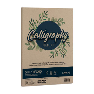 CARTA CALLIGRAPHY NATURE SHIRO ECO A4 50FG 120GR LEGNO FAVINI COD. A69N904