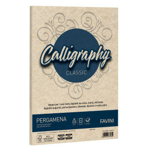 CARTA CALLIGRAPHY PERGAMENA 190GR A4 250FG SABBIA 02 FAVINI COD. A69U254