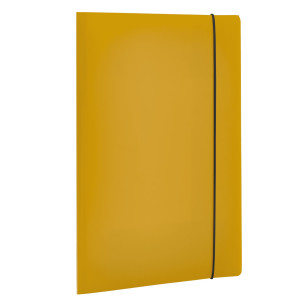 CARTELLA 3 LEMBI HOLOS IN PP GIALLO SABBIA 25X35CM FELLOWES COD. 100102102