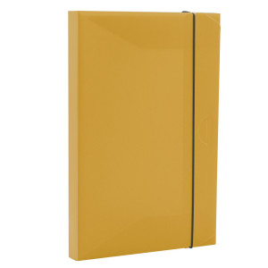 CARTELLA PROGETTO HOLOS DORSO 3CM IN PP GIALLO SABBIA 34,5X23,5X3CM FELLOWES COD. 100102107
