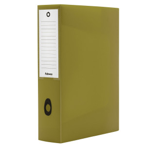 SCATOLA PROGETTO PLUS HOLOS DORSO 8CM IN PP VERDE 25X35X8CM FELLOWES COD. 100102113