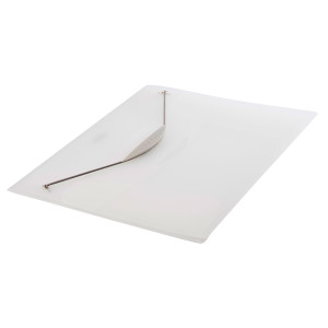 CARTELLINA CON ELASTICO IN PPL TRASP. NEUTRO FELLOWES COD. 40338. CONFEZIONE DA 3