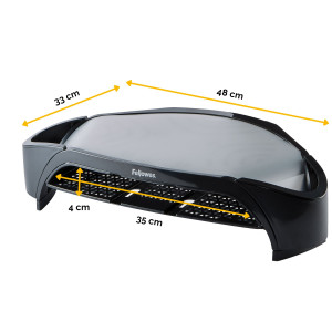 SUPPORTO MONITOR C/VASCHETTA E SCOMPARTI 8020801 FELLOWES COD. 8020801.