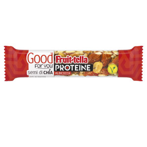 BARRETTA PROTEICA ALBICOCCA 36GR GOOD FOR YOU FRUITELLA COD. 9376200 CONFEZIONE DA 16