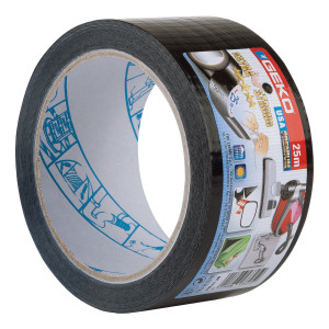 NASTRO TELATO AMERICANO USA PREMIUM 50MMX25MT NERO GEKO COD. 19100/2
