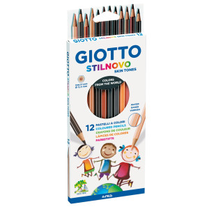 ASTUCCIO 12 MATITE COLORATE SKIN TONES GIOTTO COD. F257400