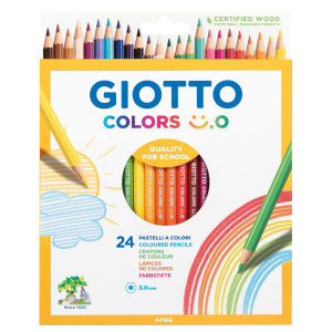 ASTUCCIO 24 MATITE COLORATE COLORS 3.0 GIOTTO COD. F278400