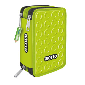 ASTUCCIO 3 ZIP COLLEZIONE STILNOVO COLORI NEON ASSORTITI GIOTTO COD. F953800