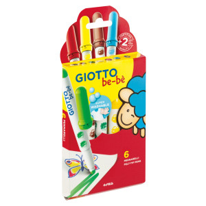 ASTUCCIO 6 PENNARELLI GIOTTO BEBE' COD. F478100