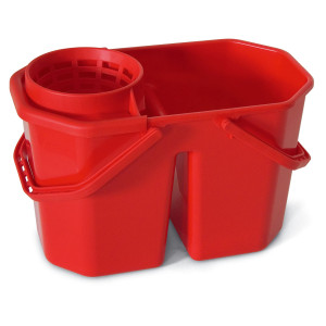 SECCHIO DOPPIA VASCA 15LT CON STRIZZATORE PERFETTOFACTORY COD. 0469H
