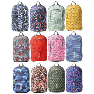 ZAINO READY IN TELA DIM. 28X44X15CM FANTASIE ASSORTITE INTEMPO COD. 9237RDPK1