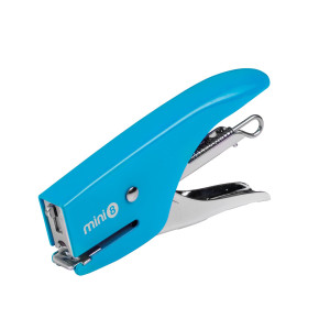 MINICUCITRICE A PINZA FLUO MINI 8 AZZURRO ITERNET COD. 0177AZ