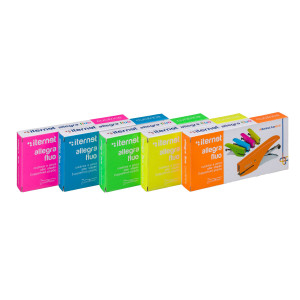 CUCITRICE A PINZA ALLEGRA FLUO ROSA ITERNET COD. 0183PK