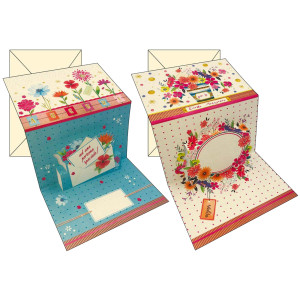 BIGLIETTO BUON COMPLEANNO 2 SOGGETTI ASSORTITI KARTOS COD. 07564801 CONFEZIONE DA 12