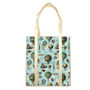 SHOPPER CARTA LAVABILE 100GR C/MANICI 35X40X8CM AIR BALLONS KARTOS COD. 10235100 CONFEZIONE DA 2
