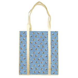 SHOPPER CARTA LAVABILE 100GR C/MANICI 35X40X8CM BEES KARTOS COD. 10235400 CONFEZIONE DA 2