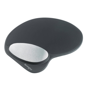 MEMORY GEL TAPPETINO PER MOUSE E POGGIAPOLSI INTEGRATO NERO-KENSINGTON COD. 62404