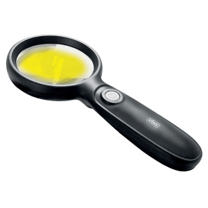 LENTE DI INGRANDIMENTO DIAMETRO 7,5CM CON LED 1134 LEBEZ COD. 1137
