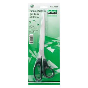 FORBICI 4334 PROFESSIONAL 25CM LAMA ACCIAIO INOX IMPUG.ASIMMETRICA LEBEZ COD. 4334L