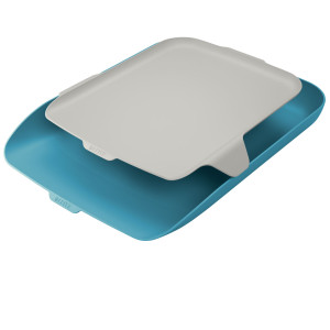 VASCHETTA PORTACORRISPONDENZA CON VASSOIO ORGANIZER BLU COSY LEITZ COD. 52590061