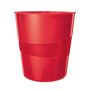CESTINO GETTACARTE WOW ROSSO 15LT LEITZ COD. 52781026