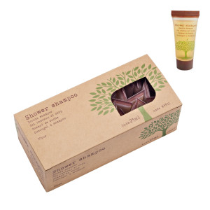 CONFEZIONE DA 50 TUBETTI DOCCIA SHAMPOO 25ML LINEA CORTESIA NATURA COD. W3331