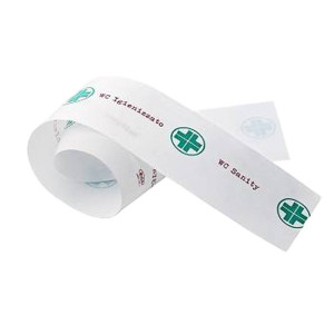 CONF 1000 STRISCE GARANZIA PER WC CARTA BIANCO/VERDE LEONE COD. W5201