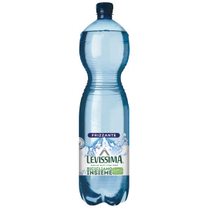 ACQUA FRIZZANTE BOTTIGLIA 25 RPET 1,5L LEVISSIMA COD. 12130935 CONFEZIONE DA 6