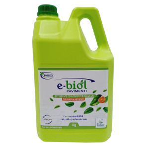 DETERGENTE PAVIMENTI EBIOL AGRUMI TANICA 5KG LIVREX COD. LX0101