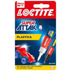 LOCTITE SUPER ATTAK PLASTICA 2G+4ML COD. 2632283