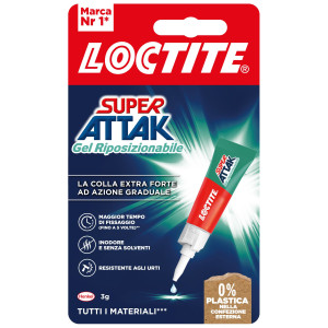 LOCTITE SUPER ATTAK GEL RIPOSIZIONABILE 3GR COD. 2972228