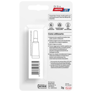 LOCTITE SUPER ATTAK GEL RIPOSIZIONABILE 3GR COD. 2972228