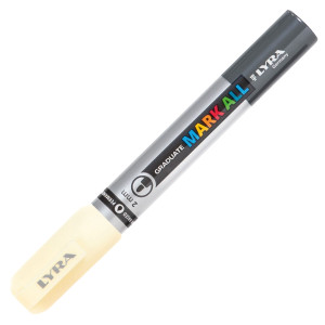 MARCATORE GRADUATE MARK ALL PUNTA TONDA GIALLO CHIARO LYRA COD. L6820005