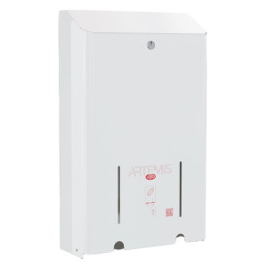 DISPENSER PER ASSORBENTI ARTEMIS 2 COLONNE METALLO VERNICIATO BIANCO MAR PLAST COD. A975LASM