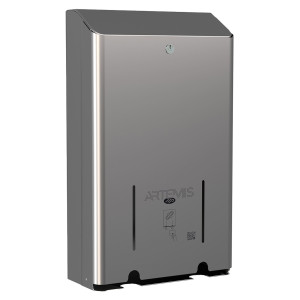 DISPENSER PER ASSORBENTI ARTEMIS 2 COLONNE ACCIAIO INOX LUCIDO MAR PLAST COD. A975LUSM