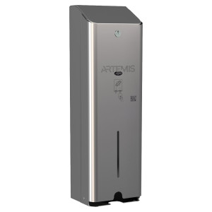 DISPENSER PER ASSORBENTI ARTEMIS 1 COLONNA ACCIAIO INOX LUCIDO MAR PLAST COD. A976LUSM