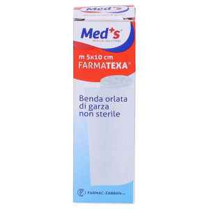 SCATOLA 12 BENDE DI GARZA ORLATA 10CM X 5MT COD. BEN246