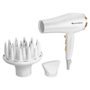 ASCIUGACAPELLI GOLD STYLE 2200W BIANCO/ORO MELCHIONI COD. 118030026